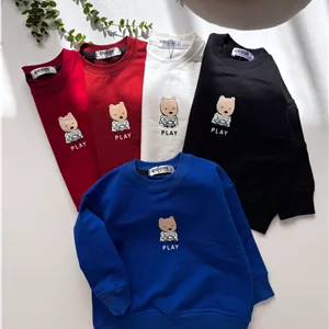 بلوز دورس باکسی مینیمال گوچینی ۱ تا ۷ سال (فقط سیاه)