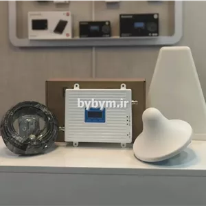 بی بیم خرید و فروش تقویت‌کننده آنتن موبایل فول باند با 2 عدد آنتن و 10 متر کابل و تمام متعلقات در تهران 