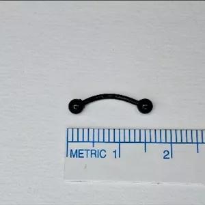 پیرسینگ ابرو مشکی کد 569