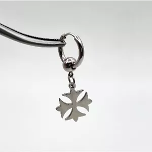 گوشواره پیرسینگ کروم هارتز کد 981