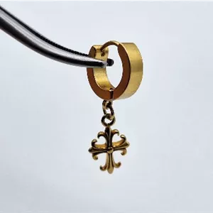 گوشواره پیرسینگ کروم هارتز کد 995