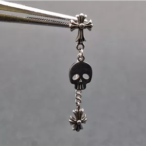 گوشواره آویز کروم هارتز اسکلت کد2060