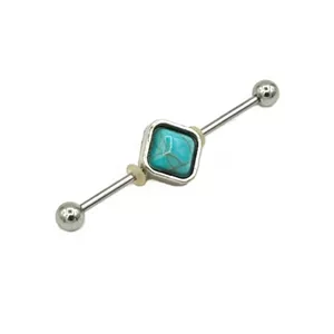 پیرسینگ محوری فیروزه کد 156