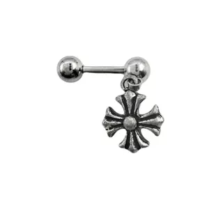 گوشواره پیرسینگ میخی کروم هارتز کد 2058