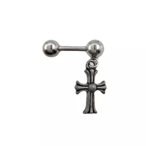 گوشواره پیرسینگ میخی کروم هارتز کد 2057