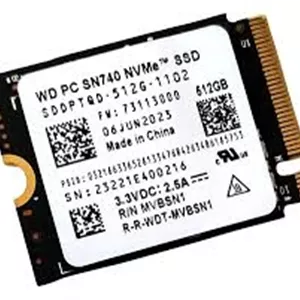 اس اس دی وسترن دیجیتال  مدل SN740 Gen 4 ظرفیت 512 گیگابایت