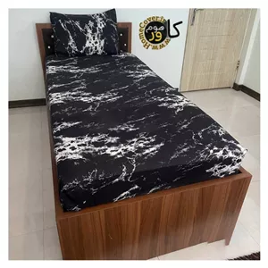 سرویس روتختی یک نفره هوم کاورین مدل طرح سنگ دو تکه