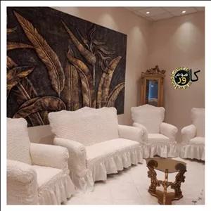 کاور مبل دونفره هوم کاور مدل لاکرا پفکی ترک