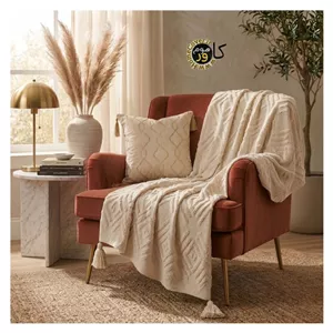 شال مبل و تخت هوم کاور مدل چمر بلا سایز 145×175 سانتی متر