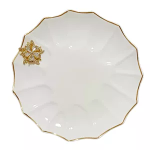 پیش دستی گل نگین دار برند MHB کد SK0946-11