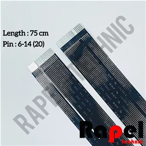 کابل فلت اسکنر HP 425مناسب(دو شاخه 14 و 6 پین) HP 425