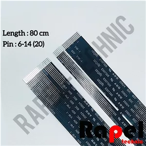 کابل فلت اسکنر HP 1005مناسب (دو شاخه 14 و 6 پین ) HP 1005-1120-1006