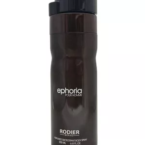 اسپری بدن مردانه رودیر مدل ایفوریا پور هوم Ephoria pour homme حجم 200 میلی لیتر