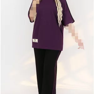 ست تیشرت لانگ و شلوار بگ بالنسیاگا کیفیت تضمینی