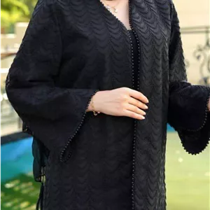 کت زنانه دانتل زربافت مروارید دوزی صنعتی
