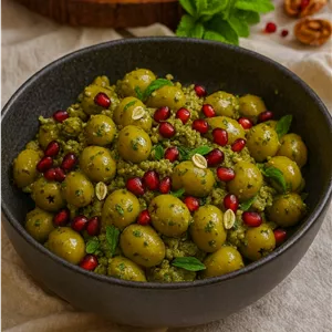 چاشنی خوشمزه برای زیتون