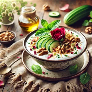 چاشنی ماست و خیار