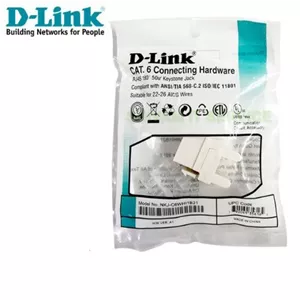 کیستون شبکه cat6 utp دی لینک D-LINK اورجینال اصلی 180درجه