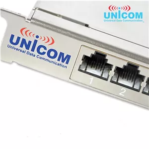 پچ پنل ۲۴ پورت یونیکام  کد uc-pnl6-hs24 ساخت آمریکا unicom cat6 SFTP