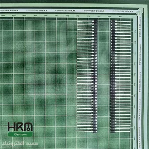 پین‌هدر مادگی 40*1 پین صاف نظامی پایه‌‌بلند (2.54mm)