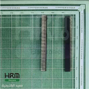 پین‌هدر مادگی 40*2 پین رایت انگل (1.27mm)