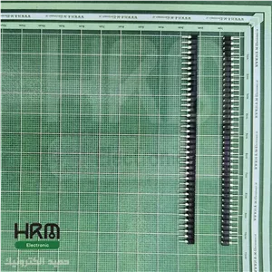 پین‌هدر مادگی 40*1 پین صاف نظامی (2.54mm)