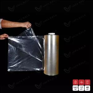 سلفون شیرینگ نرم عرض 40 سانت یک طرف باز-ضخامت 17 میکرون