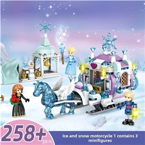 لگو ساختنی مدل کالسکه فروزن کد 7569