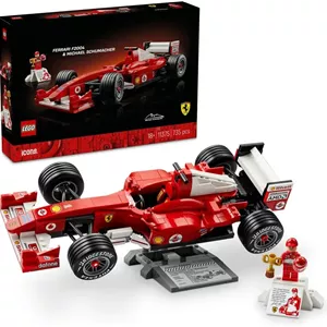 لگو آیکونز فراری F2004 و مایکل شوماخر کد 11375