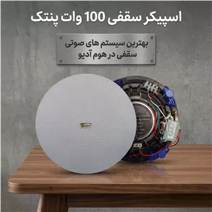 بلندگو سقفی پنتک 100 وات - گارانتی هوم آدیو