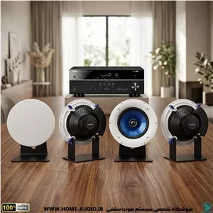 مجموعه 4 عددی اسپیکر سقفی یاماها NS‑IC800 و آمپلی فایر RX‑V385