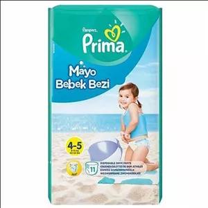 پوشک استخری پریما سایز 4-5 بسته 11عددی مناسب 9تا15کیلوی