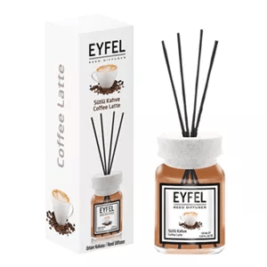 خوشبو کننده هوا ایفل اصل eyfel Reed Diffuser با رایحه قهوه لاته 120 میل