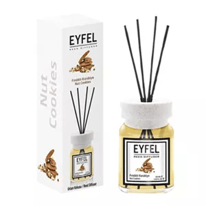 خوشبو کننده هوا ایفل اصل eyfel Reed Diffuser با رایحه کوکی فندقی 120 میل