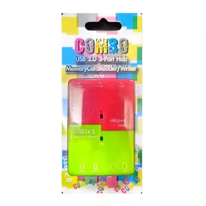 کارت‌خوان همه کاره و هاب COMBO Memory Card Reader/USB 2.0 3-Port