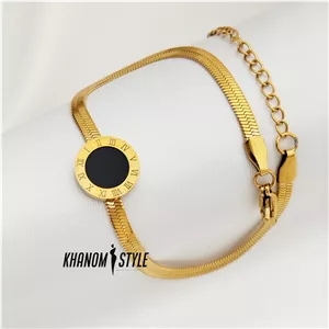 دستبند زنانه استیل ماری طرح بولگاری B904T1 (ارسال به موقعهمراه جعبه کادویی)