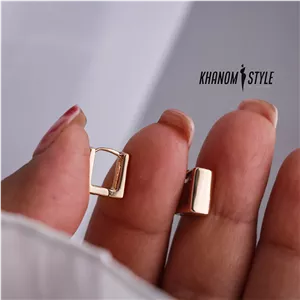 گوشواره ژوپینگ مکعبی E9036