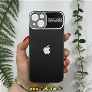 قاب گوشی iPhone 13 آیفون PVD مدل AUTO FOCUS محافظ لنز دار مشکی کد 12646