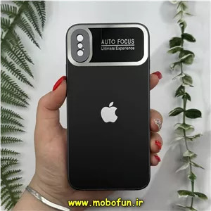 قاب گوشی iPhone X - iPhone XS آیفون PVD مدل AUTO FOCUS محافظ لنز دار مشکی کد 12648