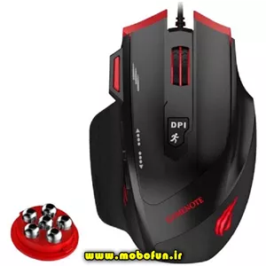 ماوس گیمینگ هویت HAVIT اصلی مدل HV-MS1005 مشکی قرمز کد 30255