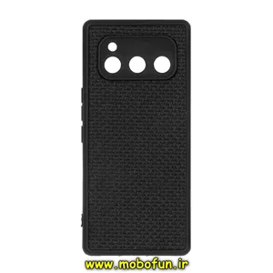 قاب گوشی Daria Bond 5G داریا باند چرمی حصیری محافظ لنزدار مشکی کد 71451