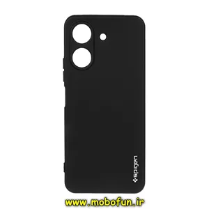 قاب گوشی Redmi 13C / Poco C65 شیائومی سیلیکونی ژله ای PC برند SPIGEN اسپیگن مشکی کد 76152