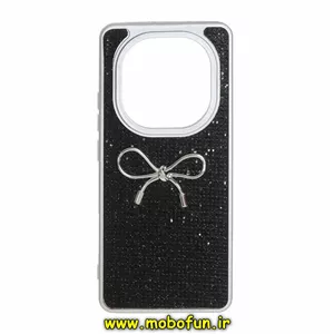 قاب گوشی Redmi Note 14 Pro 4G شیائومی Bling Diamond پاپیونی مشکی کد 76699