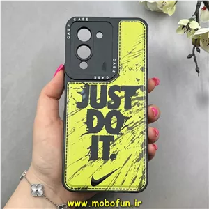 قاب گوشی Infinix Note 12 G96 اینفینیکس فانتزی ژله ای اورجینال CASE CASE طرح JUST DO IT محافظ لنز دار کد 96539