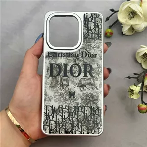 قاب گوشی Redmi Note 13 4G شیائومی لاکچری اورجینال فانتزی درجه یک چسب روغنی طرح DIOR کد 121413