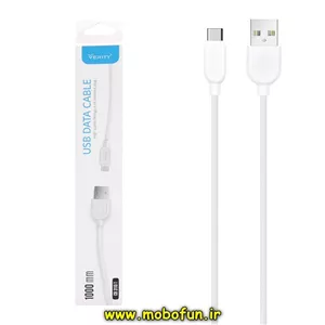 کابل شارژ فست USB به USB-C برند وریتی VERITY مدل CB 3110 T طول 1 متر