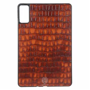 قاب تبلت Redmi PAD SE شیائومی چرمی کروکودیل عسلی کد 99536