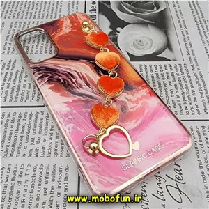 قاب گوشی Poco M3 Pro - Redmi Note 10 5G - Redmi Note 11 SE شیائومی طرح لاکچری دستبندی آویزدار زنجیری قلبی کد 256