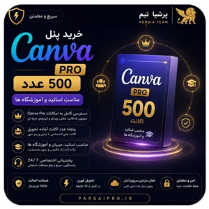 خرید پنل کانوا پرو Canva Pro 500 عدد مناسب اساتید