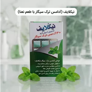 آدامس ترک سیگار نیکلایف (طعم نعنا)